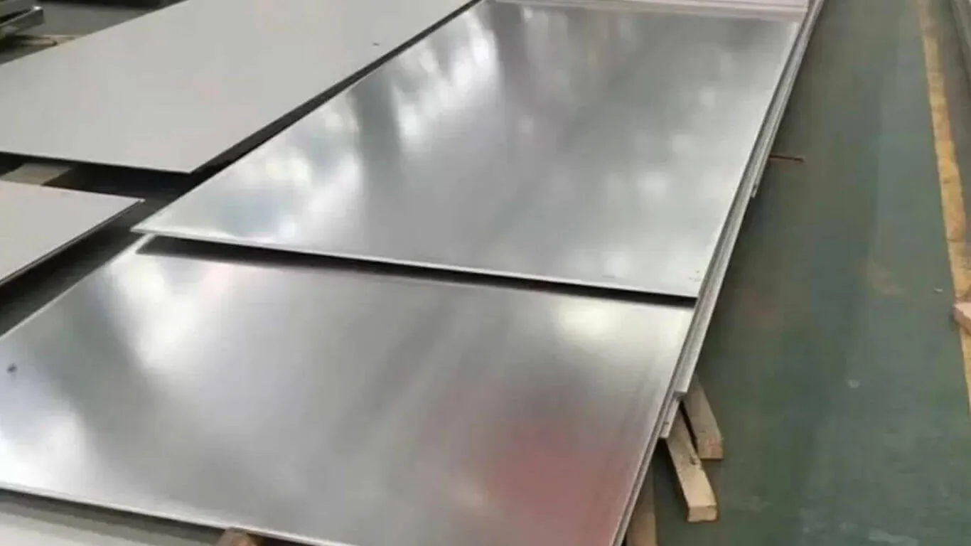 Galvanized steel plate